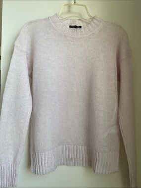 rag & bone Soft Pale Lilac Crewneck Sweater
